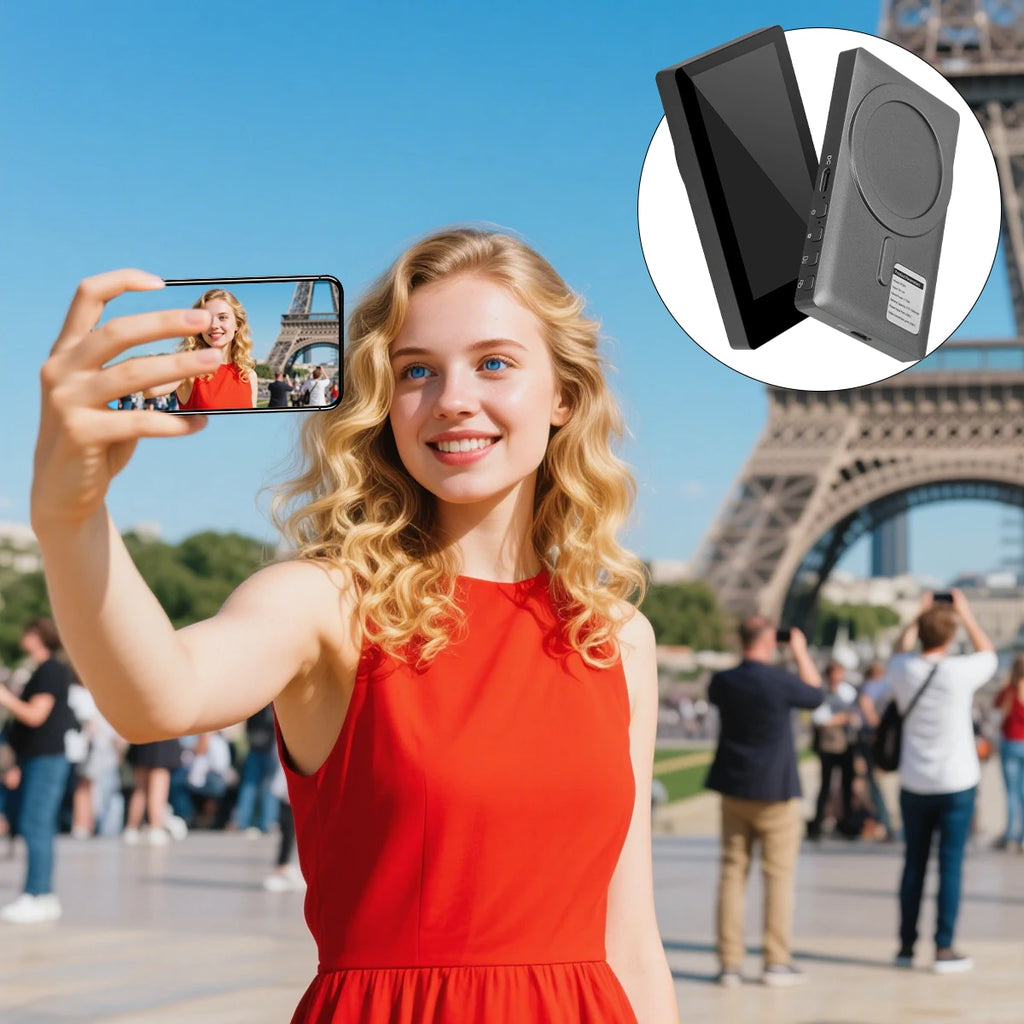 Mobile Phone Wireless Magnetic Selfie Monitor Screen For Smartphone Vlog Live Stream Video Recording for iPhone Android phone