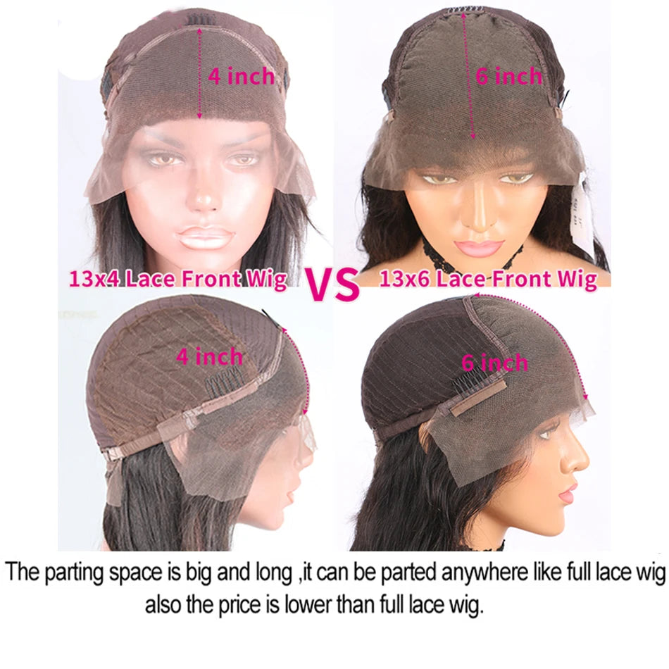13x6 Ginger Blonde Colored Human Hair Lace Front Wigs 180% HD Lace Frontal Wigs Straight Honey Blonde Color Human Hair Wigs