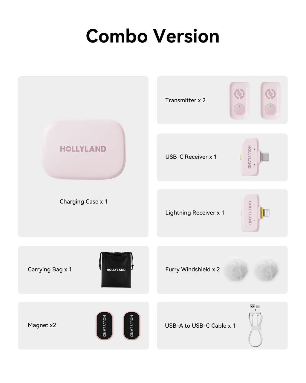 Hollyland LARK A1 Wireless Microphone for iPhone Android Micphone for Youtube Tiktok Vlogging Podcast Noise Cancellation Mic