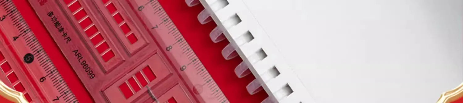 M&G ruler, 9 mm spacing, 15 cm long, suitable for drawing straight lines, ideal for students and office use.
