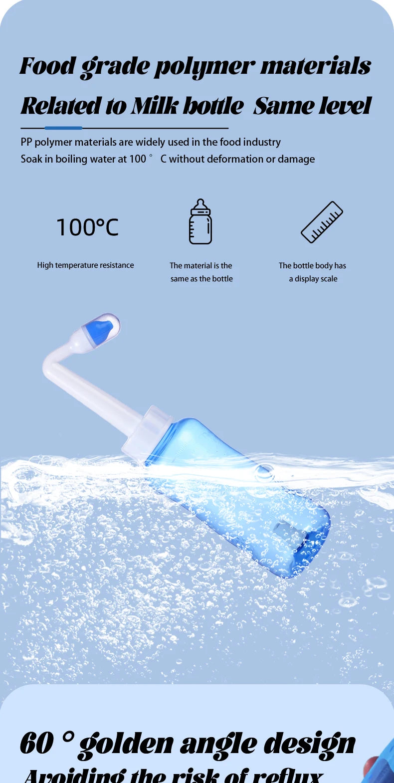 Nose Wash Cleaner Nasal Irrigator Rinse Bottle Nose Protector Avoid Allergic Rhinitis Adults Children Neti Pot 300ML 500ML
