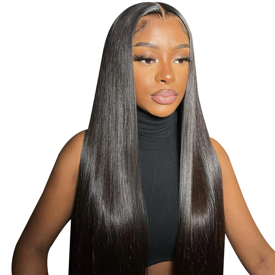 NEW IN Straight 7x5 Wear And Go Glueless wigs human hair Pre Bleached Knots Lace Front Wig Pre Cut Pre Plucked Glueless Wig