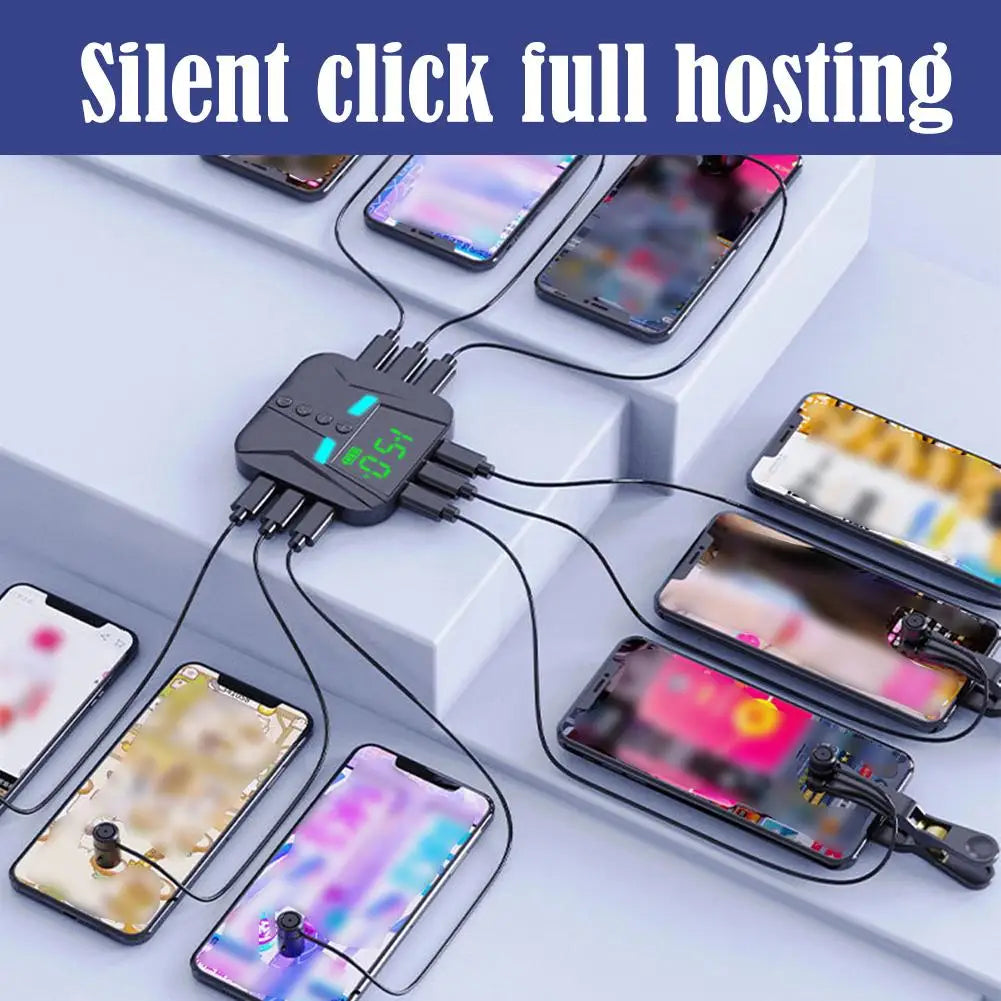 Mobile Phone Screen Auto Clicker Tapper Screen Device Ast Screen Touching Tool Live Broadcast Assistance Device