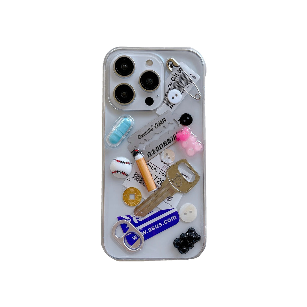 Creative 3D Artificial Cigarette & Knife Case for iPhone 17 16 15 14 13 Pro Max Plus Back Phone Cover for 12 11 Pro Max X XS Max