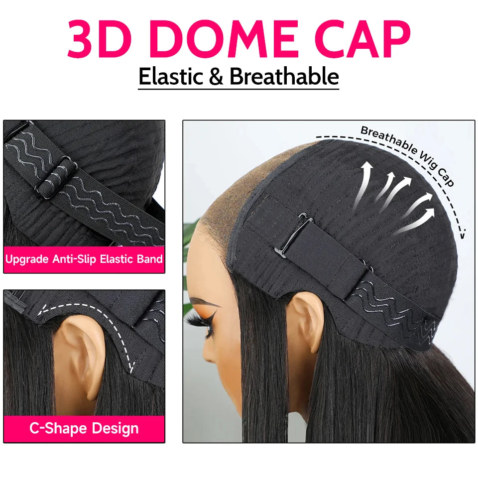 NEW IN 7x5 Wear And Go Glueless wigs human hair Pre Bleached Kinky Curly HD Lace Front Wig Pre Cut Pre Plucked Glueless Wig