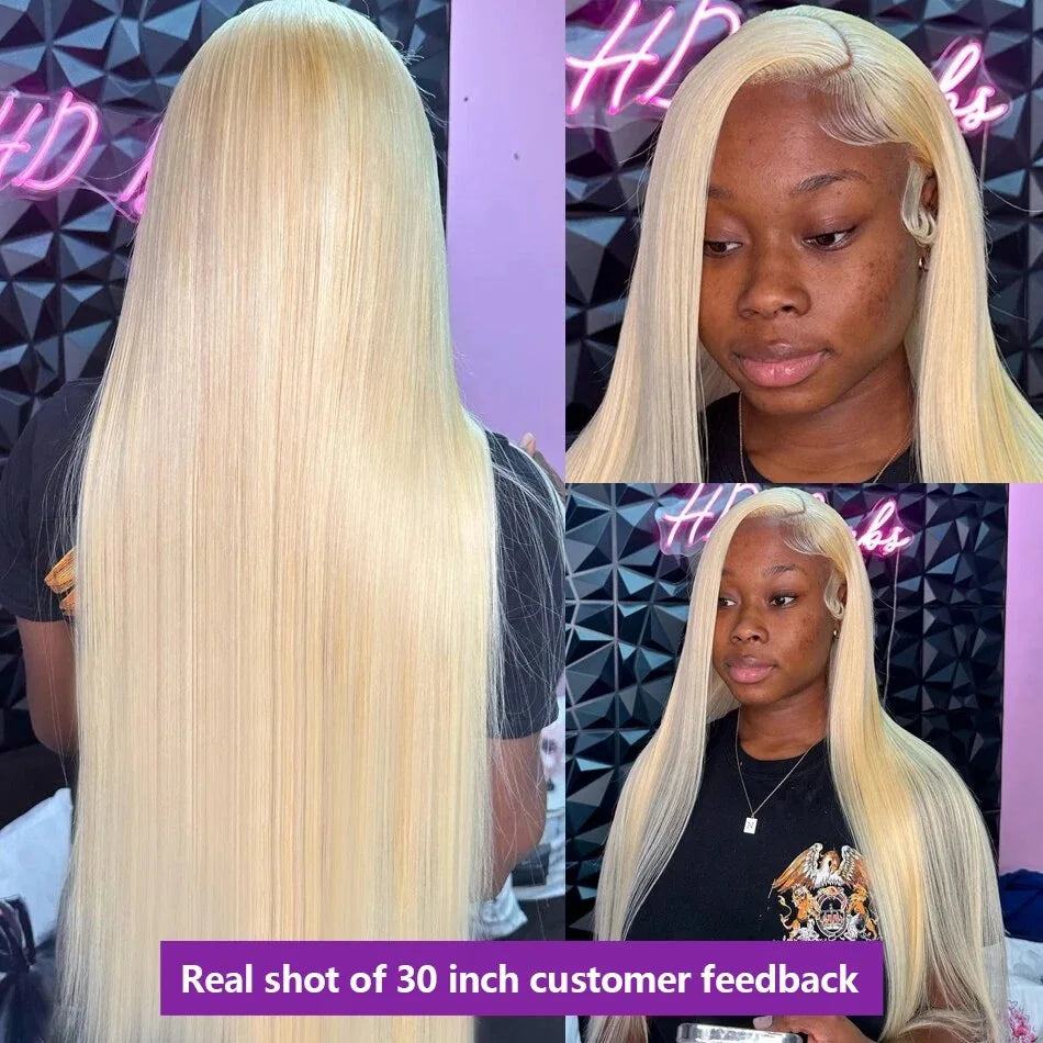 250 Density 613 Hd Lace Frontal Wig 13x6 Wig Human Hair Straight 13x4 Lace Front Transparent Lace Honey Blonde Wigs For Women