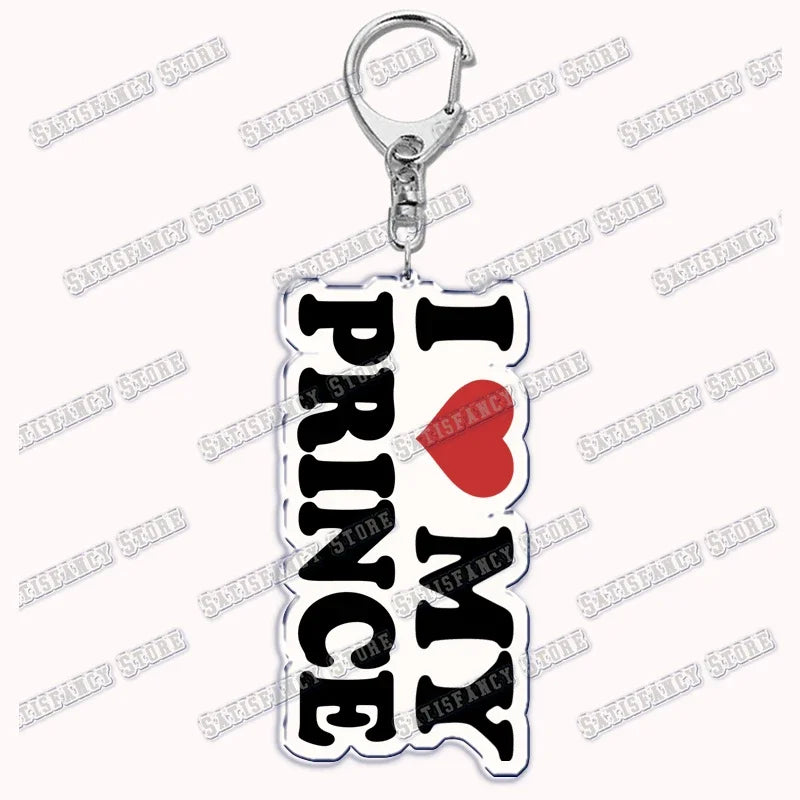 Custom I Love You My Fictional Boyfriend Awesome Girlfriend Keychain Emo Boys Hot Wife Mom Dad Key Ring Keychains Bf Gf Gifts