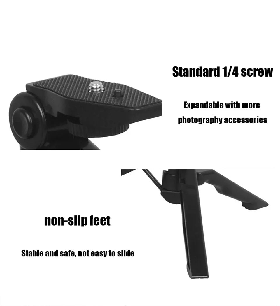 Phone Vlogging Starter Kit: Tripod, Holder, Mini Microphone, LED Light for TikTok Live & YouTube