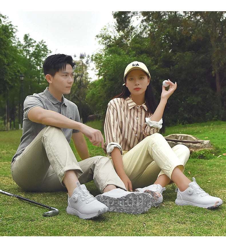 Golf Sneakers Men's Waterproof Fashion Casual Outdoor Comfortable Golfers Footwears Women