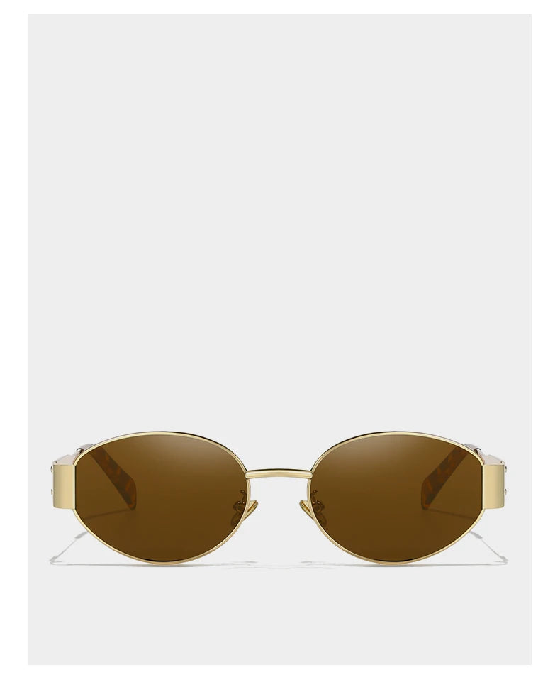 New Sunglasses For Women And Men Sun Glasses Alloy Oval Eyewear
