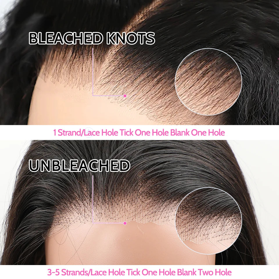 ISEE HAIR Pre-Bleached Knots Wear Go Glueless Wigs Human Hair Body Wave Ready To Wear Glueless Wigs For Women 6*4 HD Lace Wigs