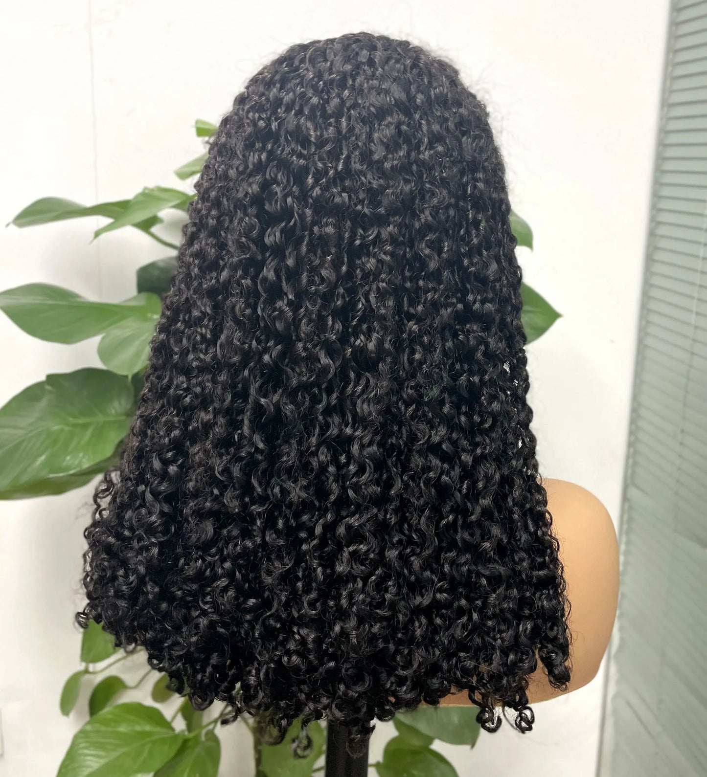 Premium 350% Density Kinky Curly Human Hair Wig - 13x4 Lace Front Bob Wig for Women