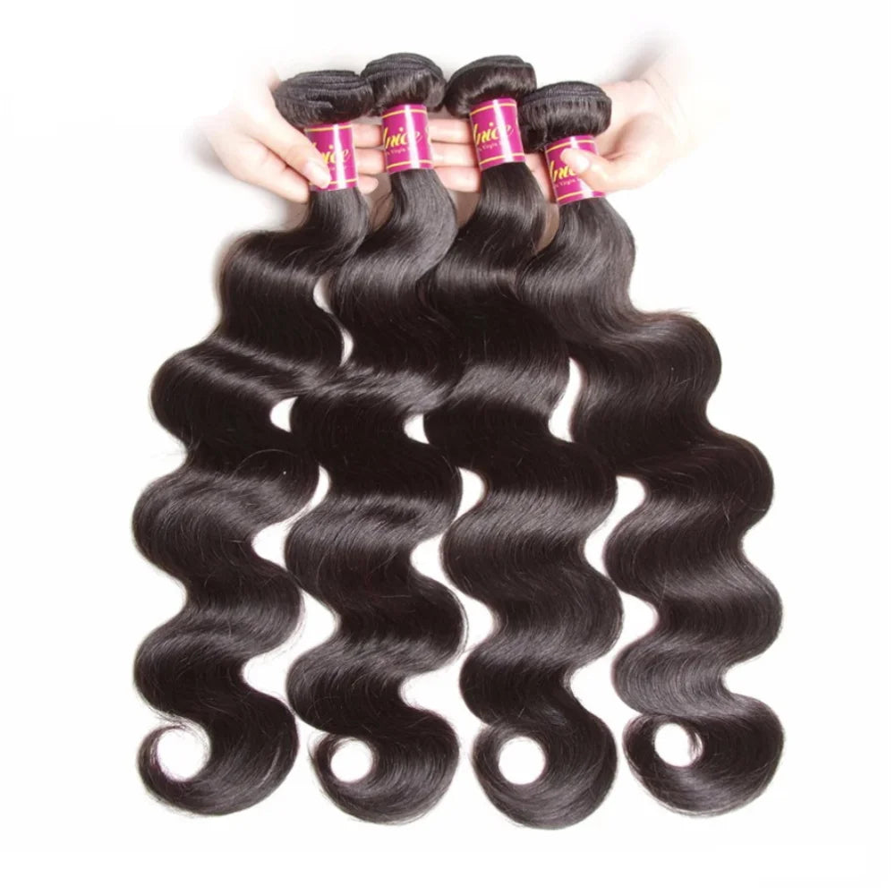 UNICE Hair Top Quality 100% Human Hair Bundles Wholesale Body Wave Bundles 100Gram Per Bundle 8-30Inch