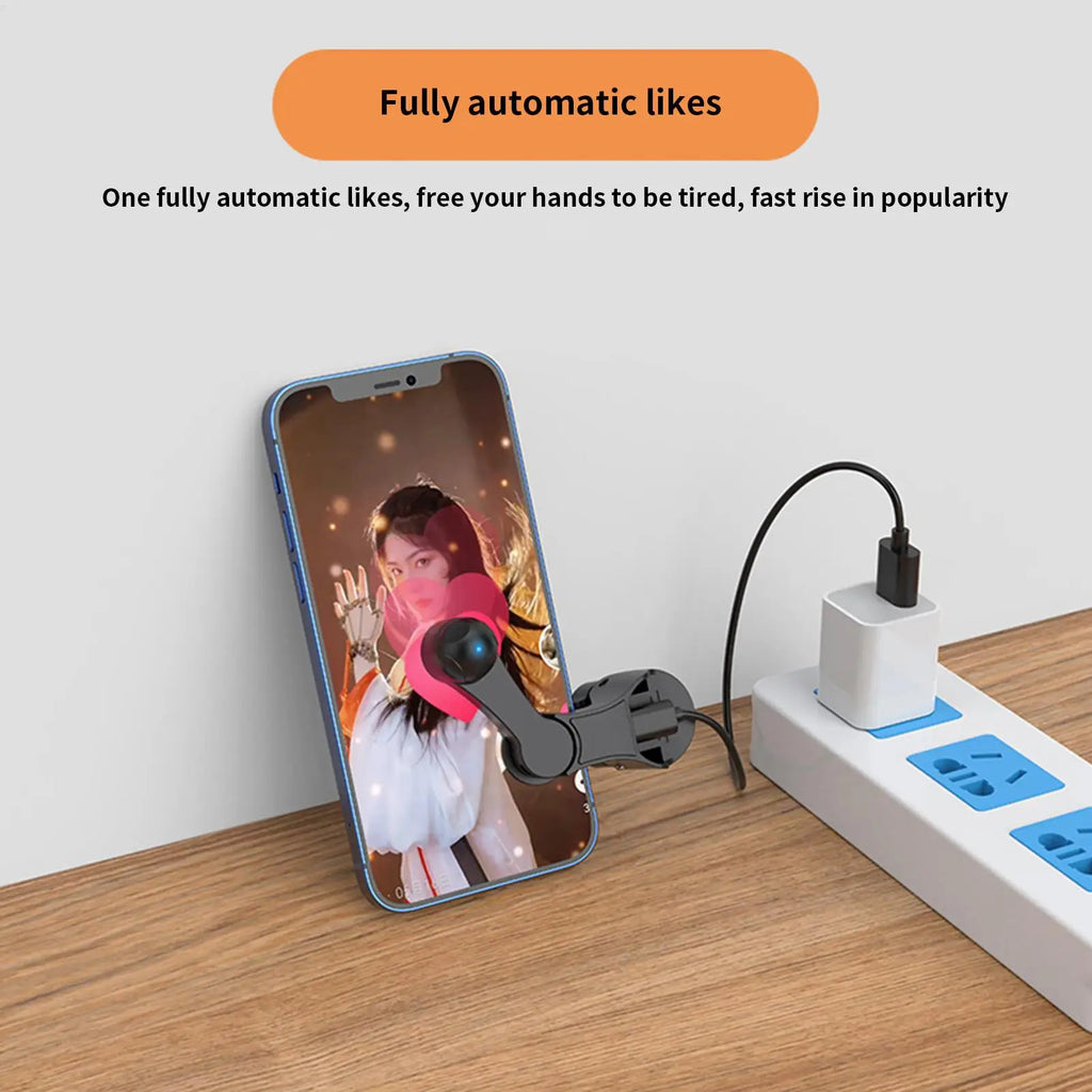 Digital Auto Screen Clicker USB Game Screen Touch Tapper 108 Gears Finger Clicking Simulator for Smart Phone Apps Video Live