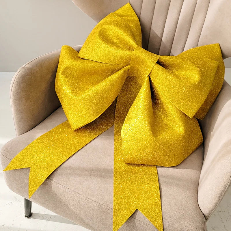 30/50/75cm Big Bow Birthday Wedding Christmas Party Wall Background Decor EVA Bow Make Kit DIY Bow knot Handmade Material