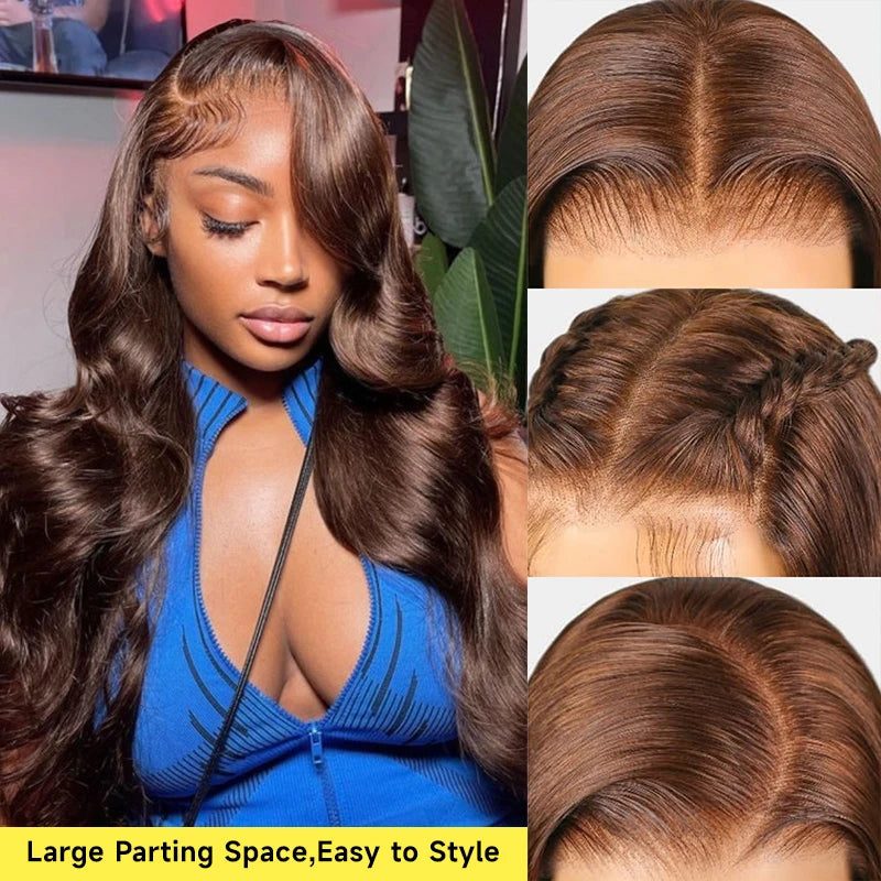 Premium 13x6 HD Lace Front Wig - Brazilian Body Wave Human Hair | Pre-Plucked Natural Hairline