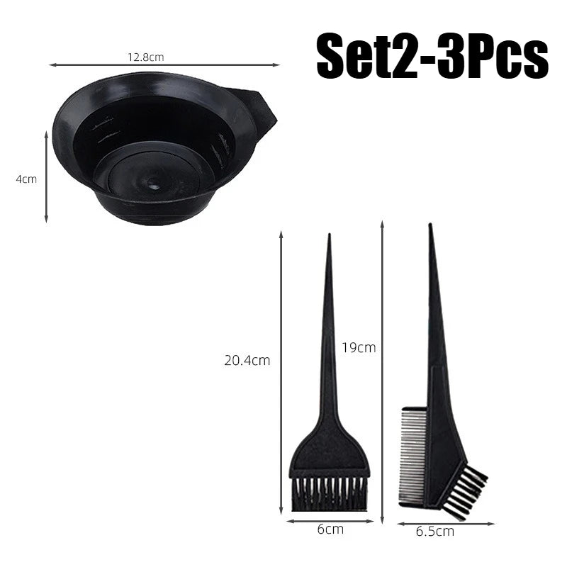 1-6Pcs Salon Hairdressing Coloring Board Barber Hair Color Dye Applicator Professional Barbershop Tinting Tools Accessories