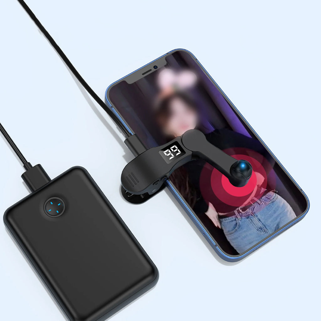 Auto Screen Clicker Mini Simulated Finger Phone Clicking for Youtube Tiktok Video Live Game Screen Touch Tripods Tapper Device