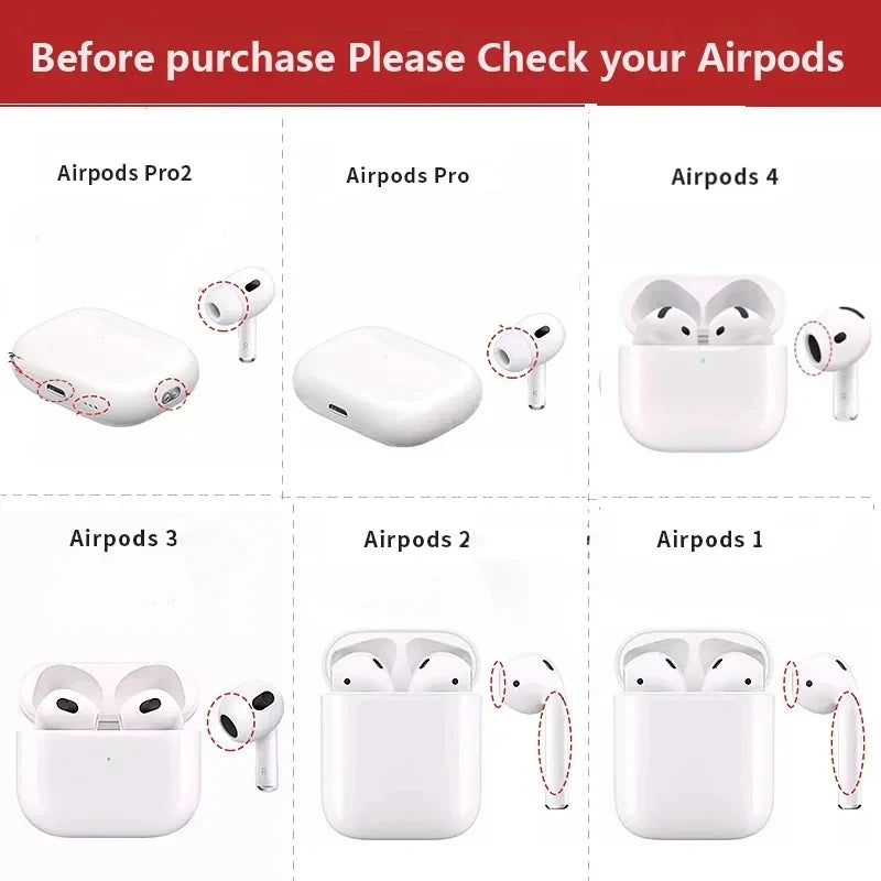 Dreamy Pearl Shell Soft Case with Keychain Pendant For Apple AirPods 4 3 Pro 2 1 Wireless Earphone Accessories Headset Box Cover