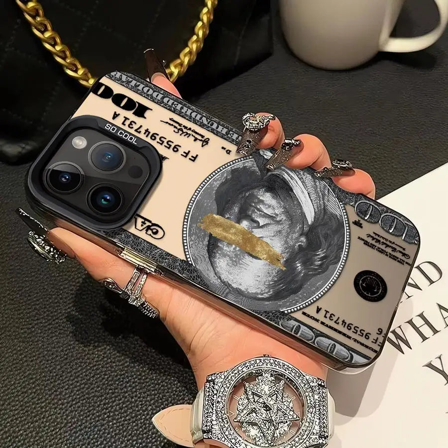 Dollars Money Design Phone Case for iPhone 17 14 15 16 Plus 12 Air 11 16e Pro Max 13 Soft Shell