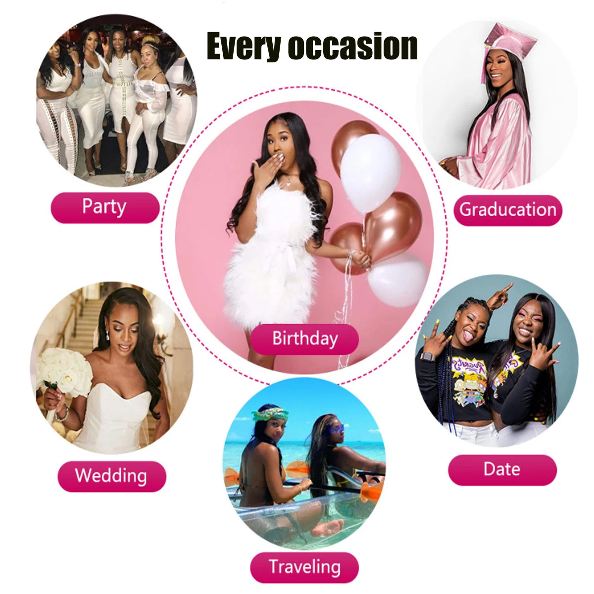 Premium Burgundy Lace Front Wig 26 Inch - 99J Wine Red Straight Synthetic Wig with Baby Hair | Glueless Pre-Plucked 180% Density