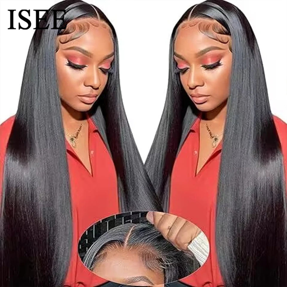 NEW IN 7x5 Wear And Go Glueless wigs human hair Pre Bleached Knots Straight HD Lace Front Wig Pre Cut Pre Plucked Glueless Wig