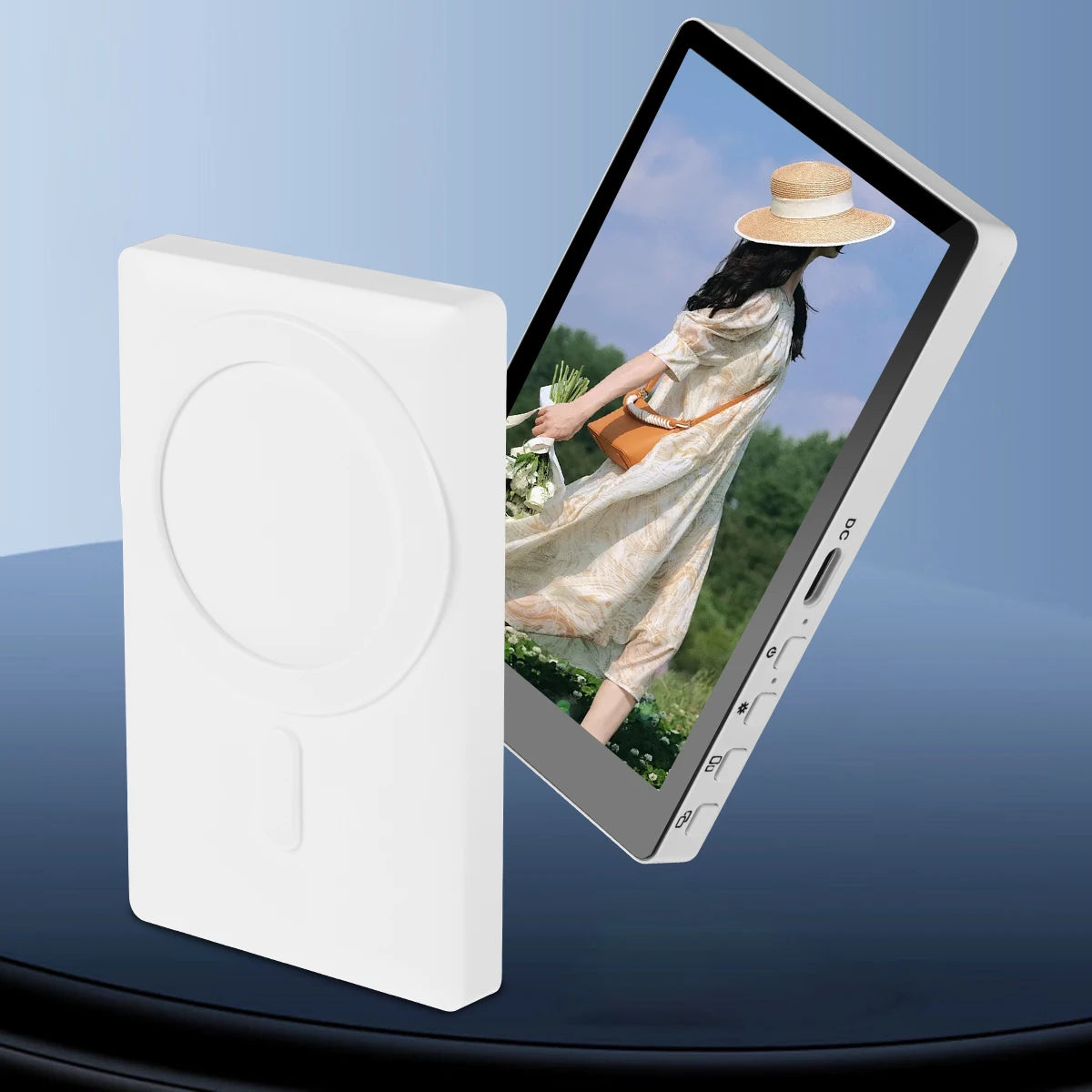 Mobile Phone Wireless Magnetic Selfie Monitor Screen For Smartphone Vlog Live Stream Video Recording for iPhone Android phone