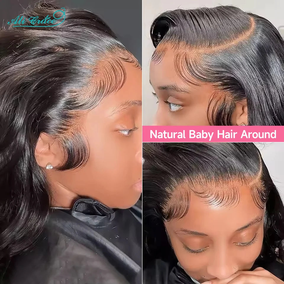 Ali Grace Body Wave Lace Front Wig Body Wave Human Hair Wigs for Women Brazilian Hair Pre-Plucked 13x4 Lace Frontal Hair Wigs