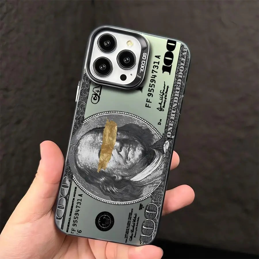Dollars Money Design Phone Case for iPhone 17 14 15 16 Plus 12 Air 11 16e Pro Max 13 Soft Shell