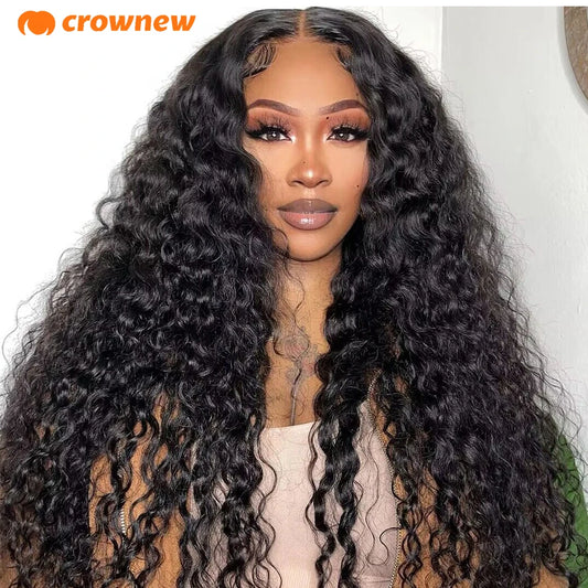 4C KinKy Edges Curly Baby Hair Natural Hairline Curly Lace Front Human Hair Wig 13X4 Hd Lace Front Human Hair Wig Preplucked Wig