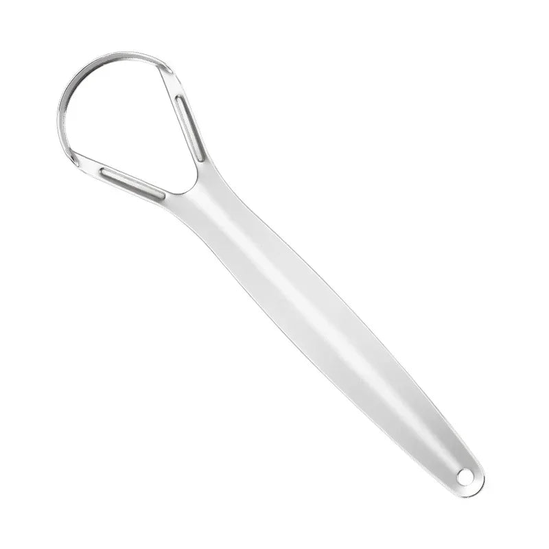 혀클리너 1pc Stainless Steel Tongue Scraper Cleaner Fresh Breath Cleaning Coated Tongue Toothbrush Oral Hygiene Care Tools