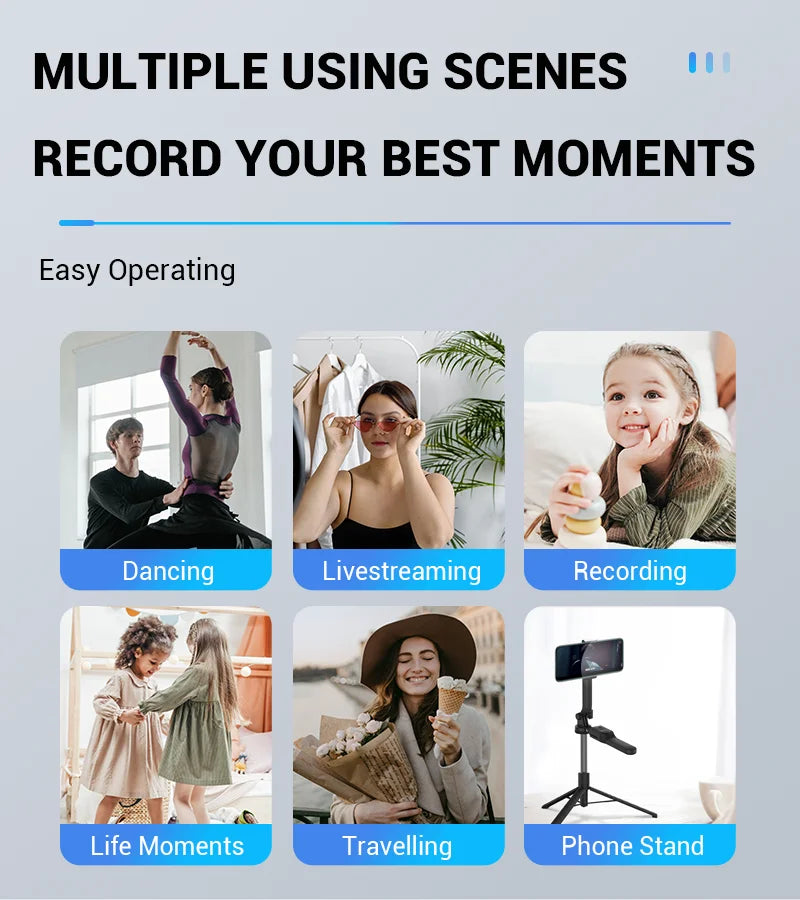 Roreta K28 Long Wireless Selfie Stick Tripod Stand Foldable Monopod With Remote shutter For Smartphones TIKTOK Shooting Live