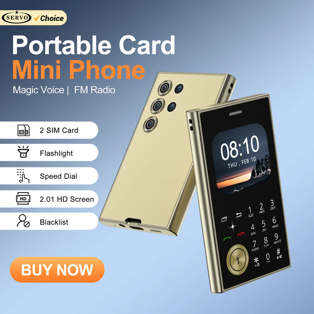 SERVO V8 Feature Mobile Phone 2 SIM Standby Magic Voice Speed Dial Blacklist FM Radio Torch 2G GSM Card Style Button Cellphones