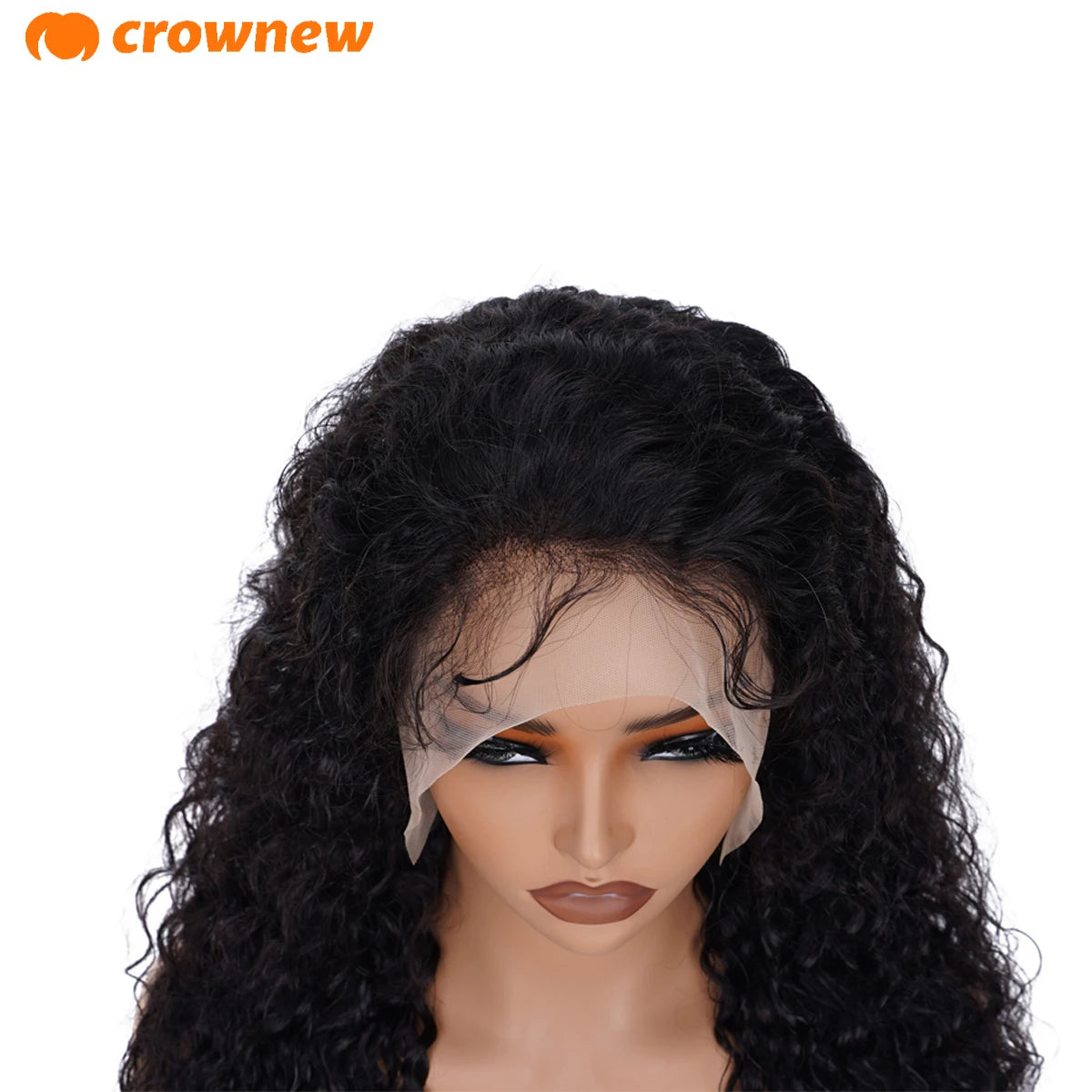 4C KinKy Edges Curly Baby Hair Natural Hairline Curly Lace Front Human Hair Wig 13X4 Hd Lace Front Human Hair Wig Preplucked Wig