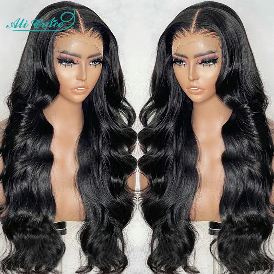 Ali Grace Pro-Series 13x6 Lace Front Wig Brazilian Body Wave Human Hair Wigs Pre-Plucked With Baby Hair 13x4 Lace Frontal Wigs