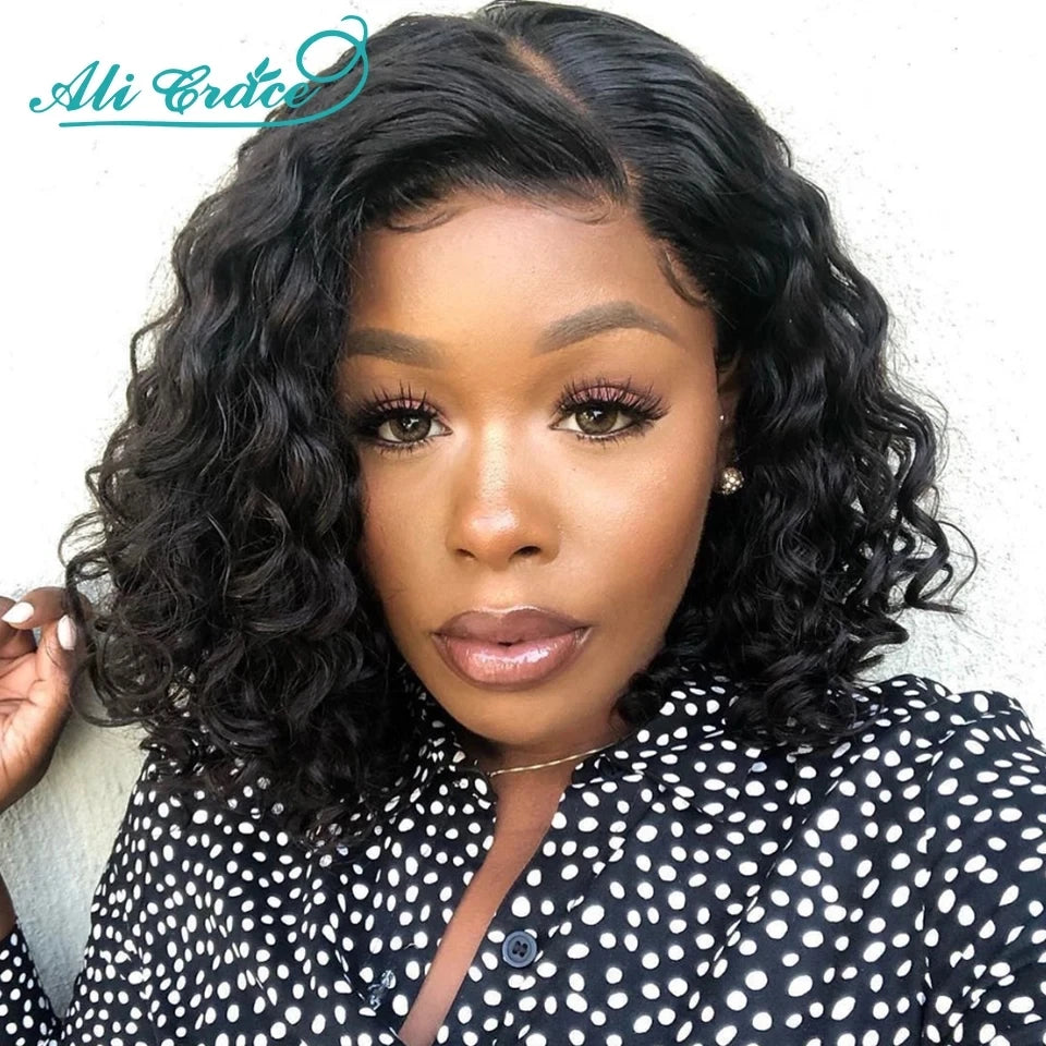 Ali Grace Hair Double Drawn Loose Wave Hair Full Ends Funmi Hair Hairstyle Funmi Hair Bundles 100% Human Hair Extensions