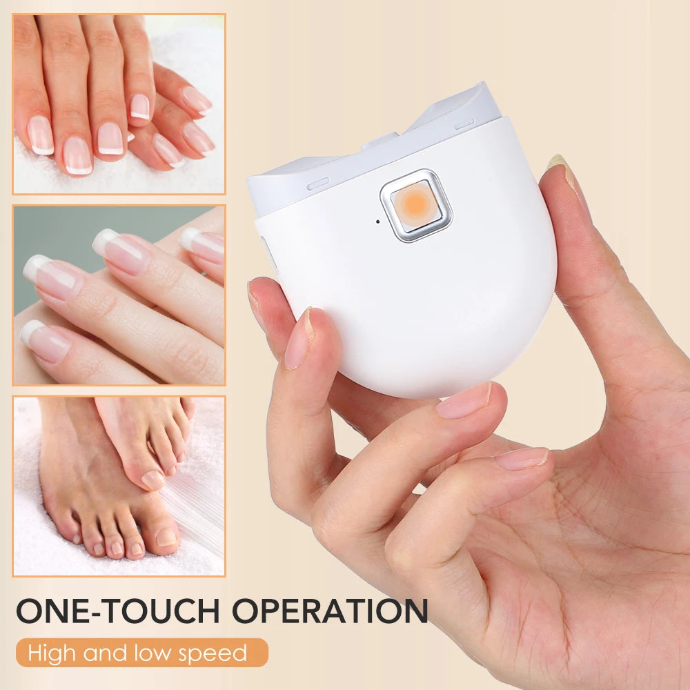 Electric Automatic Nail Clipper Manicure Nail Trimmer for Adult Baby Finger Toe Scissors Pedicure Nail Cutter Sharpener Manicure