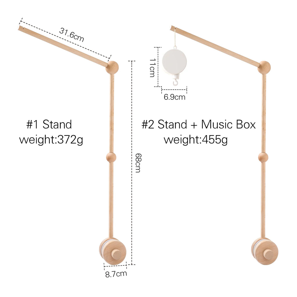 Newborn Baby Rattles Toys 0-12 Months Soft Felt Whale Bed Bell Infant Mobile Crib Hanging Musical Carousel Toy Boys Girls Gift