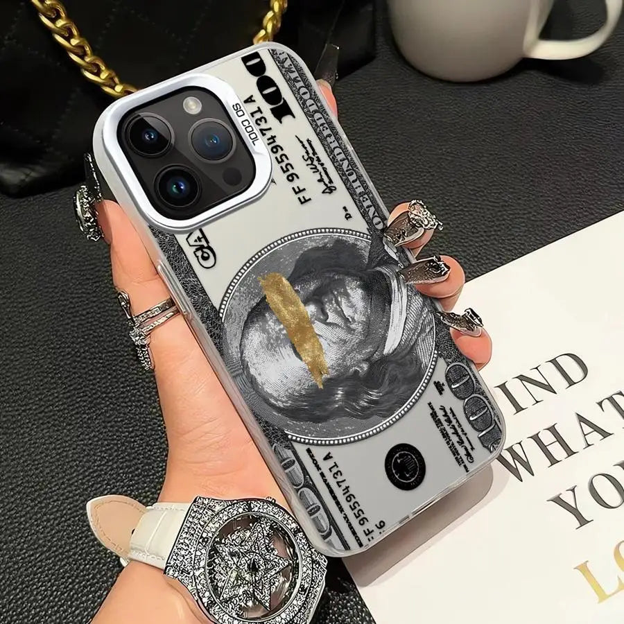 Dollars Money Design Phone Case for iPhone 17 14 15 16 Plus 12 Air 11 16e Pro Max 13 Soft Shell