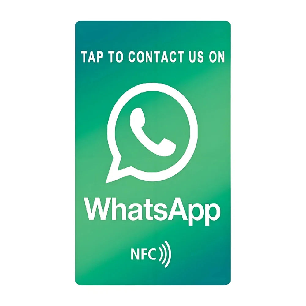 Hilo Universal NFC Google Review Cards Facebook Instagam for iPhone/Android Tap URL Writing Social Business Review Cards