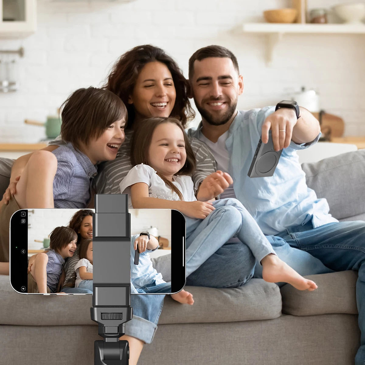 Mobile Phone Wireless Magnetic Selfie Monitor Screen For Smartphone Vlog Live Stream Video Recording for iPhone Android phone