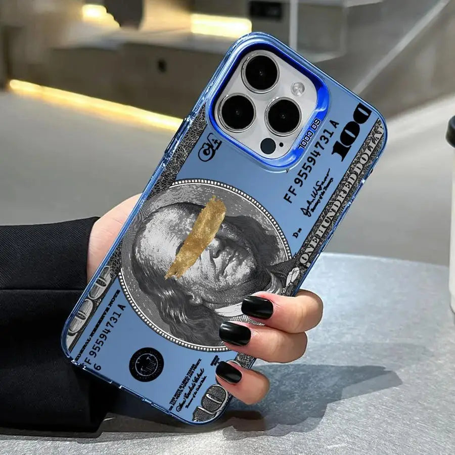 Dollars Money Design Phone Case for iPhone 17 14 15 16 Plus 12 Air 11 16e Pro Max 13 Soft Shell