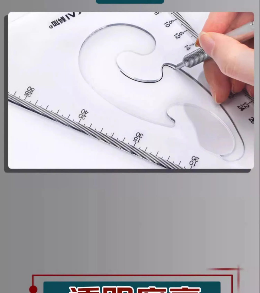 Multifunctional Triangular Ruler 18/22/27/32/37/42CM Hand-drawn Triangle Board Protractor Woodworking Interior Drawing Design