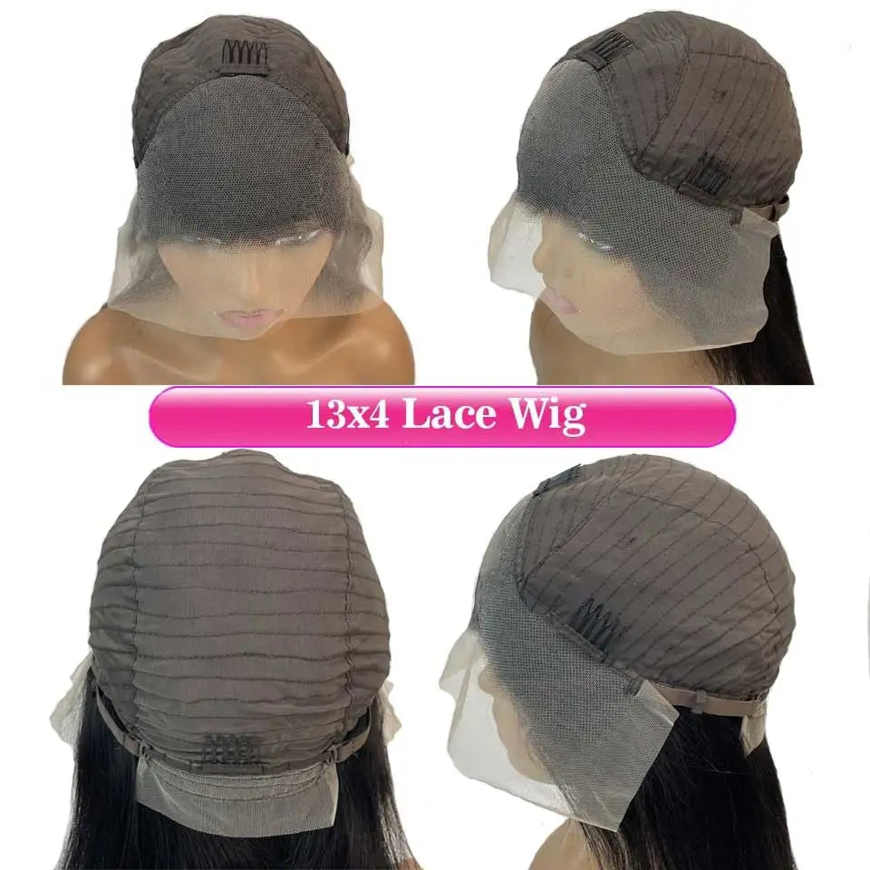 Premium Dark Purple Body Wave Wig - 13x4 HD Lace Front Human Hair Wig 200% Density Brazilian Remy Hair