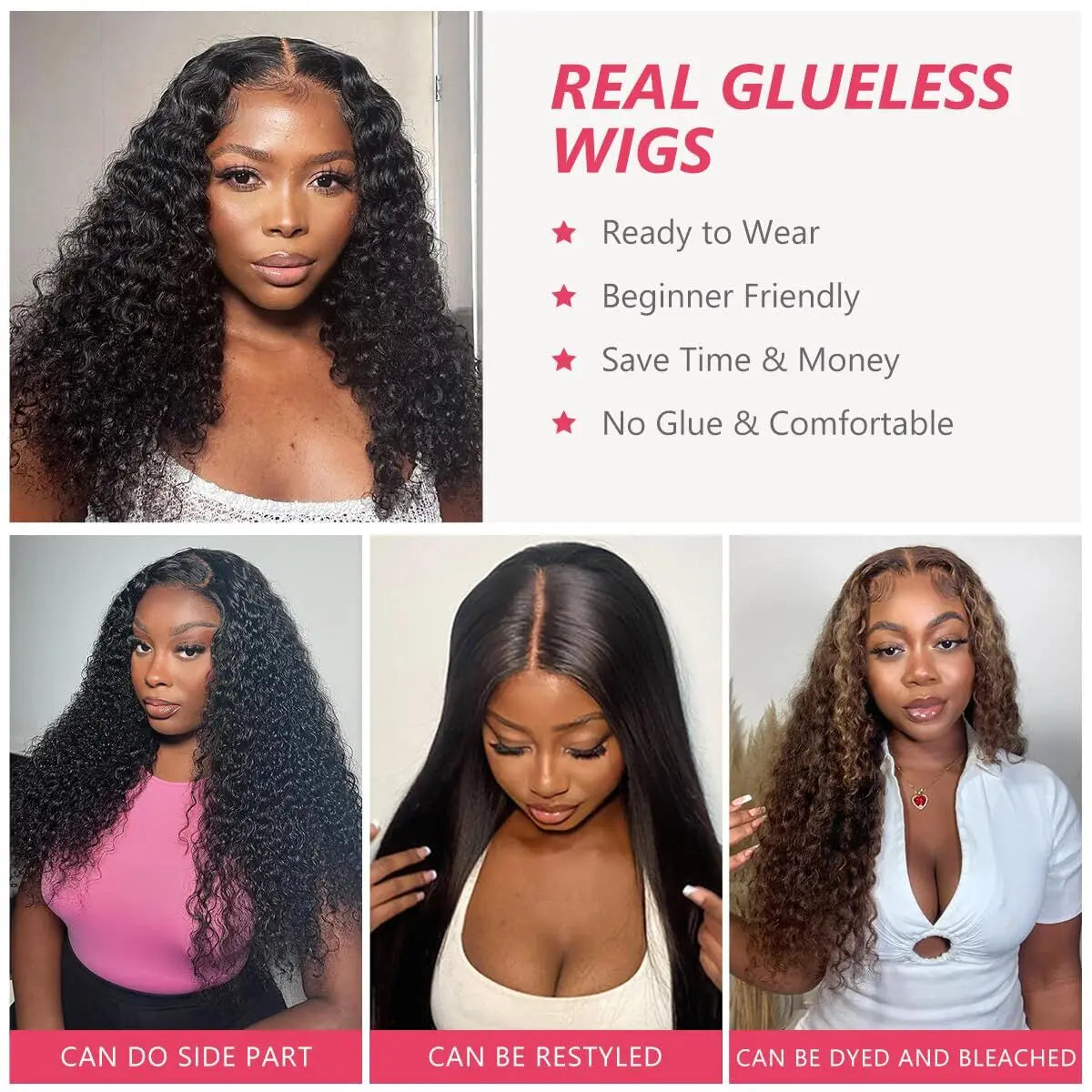 ISEE Hair Pre Bleached Knots 7x5 Water Wave Wig Wear And Go Glueless Human Hair Wig Transparent Pre Cut Pre Plucked Curly Wigs