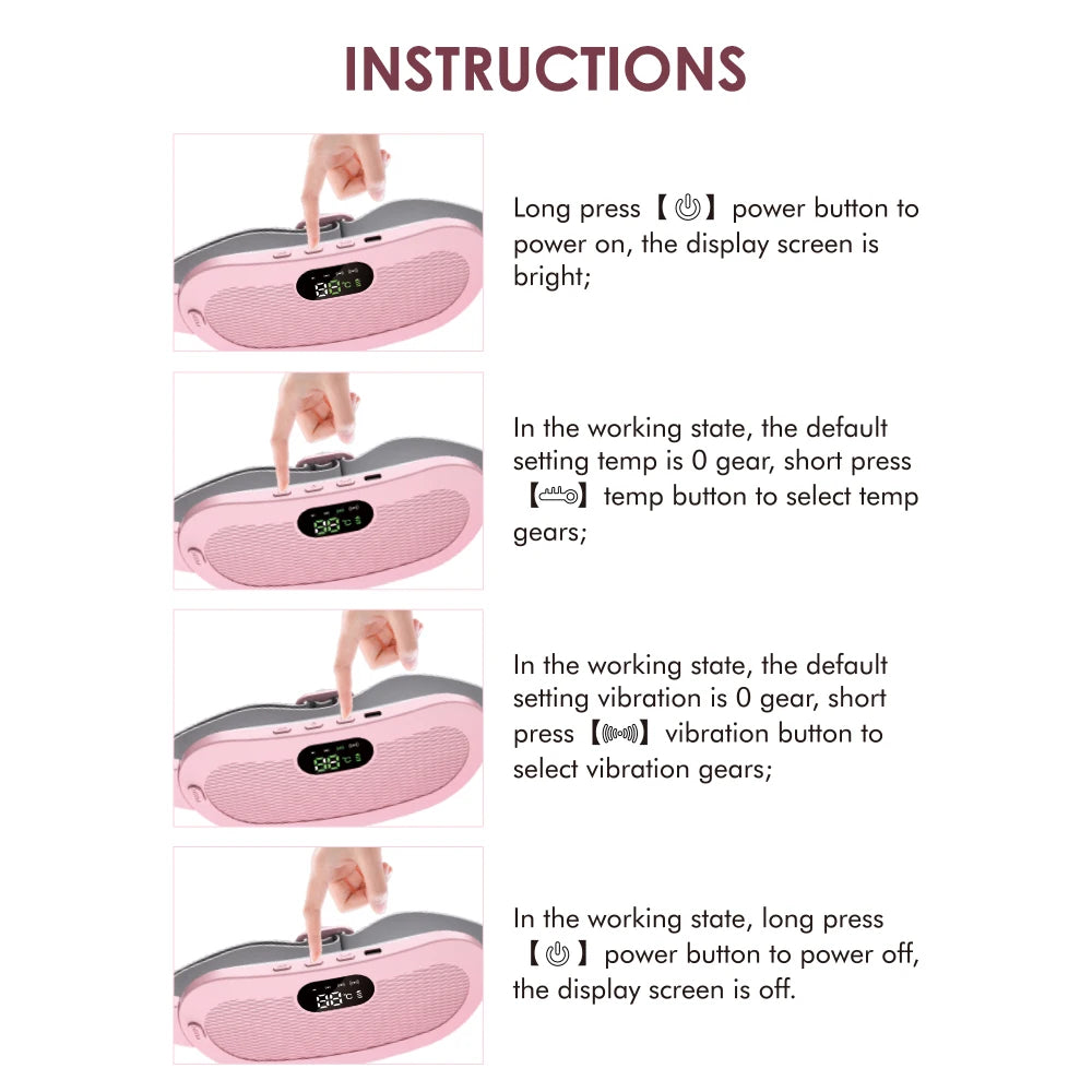 Heated Massage Warming Palace Belt For Girls During Menstrual Period Auntie Nuangongbao Intelligent Heating Waist Massage Device