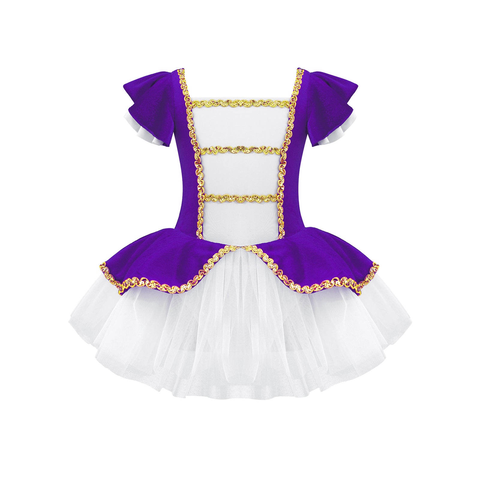 Kids Girls Children Dancer Ballet Dance Dress Gymnastic Leotard Tutu Princess Dress for Stage Performance Clothes Christmas Gift