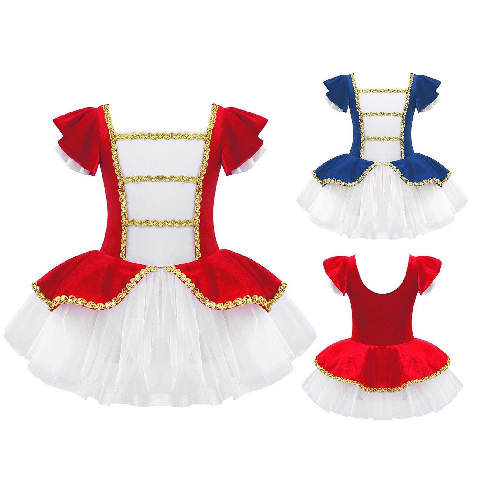 Kids Girls Children Dancer Ballet Dance Dress Gymnastic Leotard Tutu Princess Dress for Stage Performance Clothes Christmas Gift