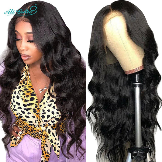 Ali Grace Body Wave Lace Front Wig Body Wave Human Hair Wigs for Women Brazilian Hair Pre-Plucked 13x4 Lace Frontal Hair Wigs