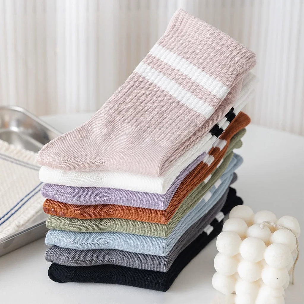 3 Pairs Long Yoga Socks with Grip for Women Anti Skid Gripper Socks No Slip Socks for Pilates, Barre, Dance,Yoga